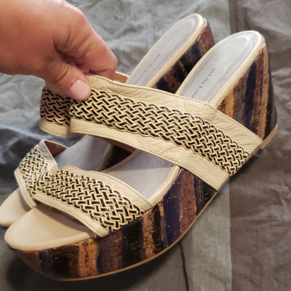 Pilcro and the letterpress wedge sandal